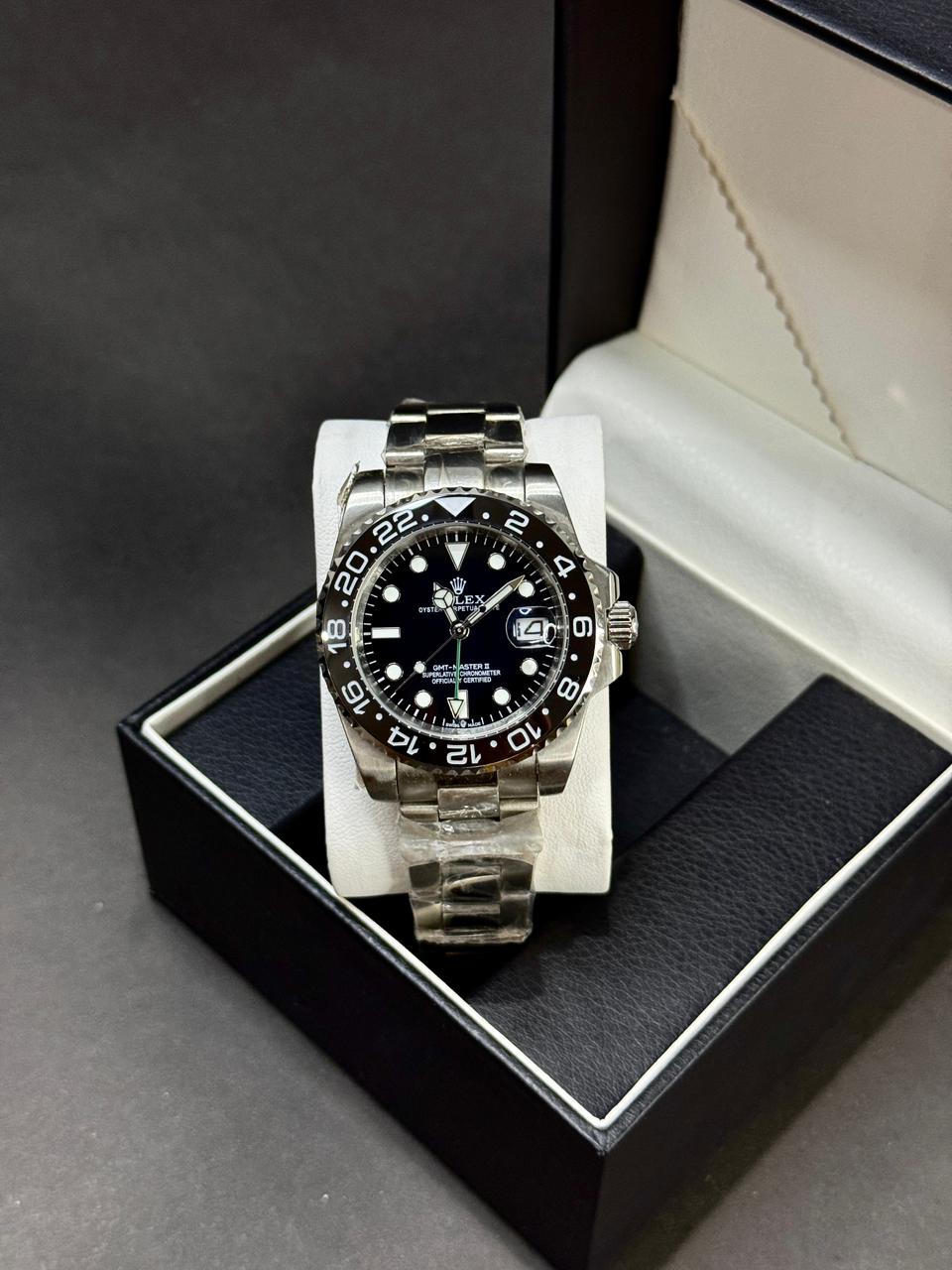 ROLEX SUBMARINER | AUTOMATIC | MASTER CLONE | SILVER WITH BLK
