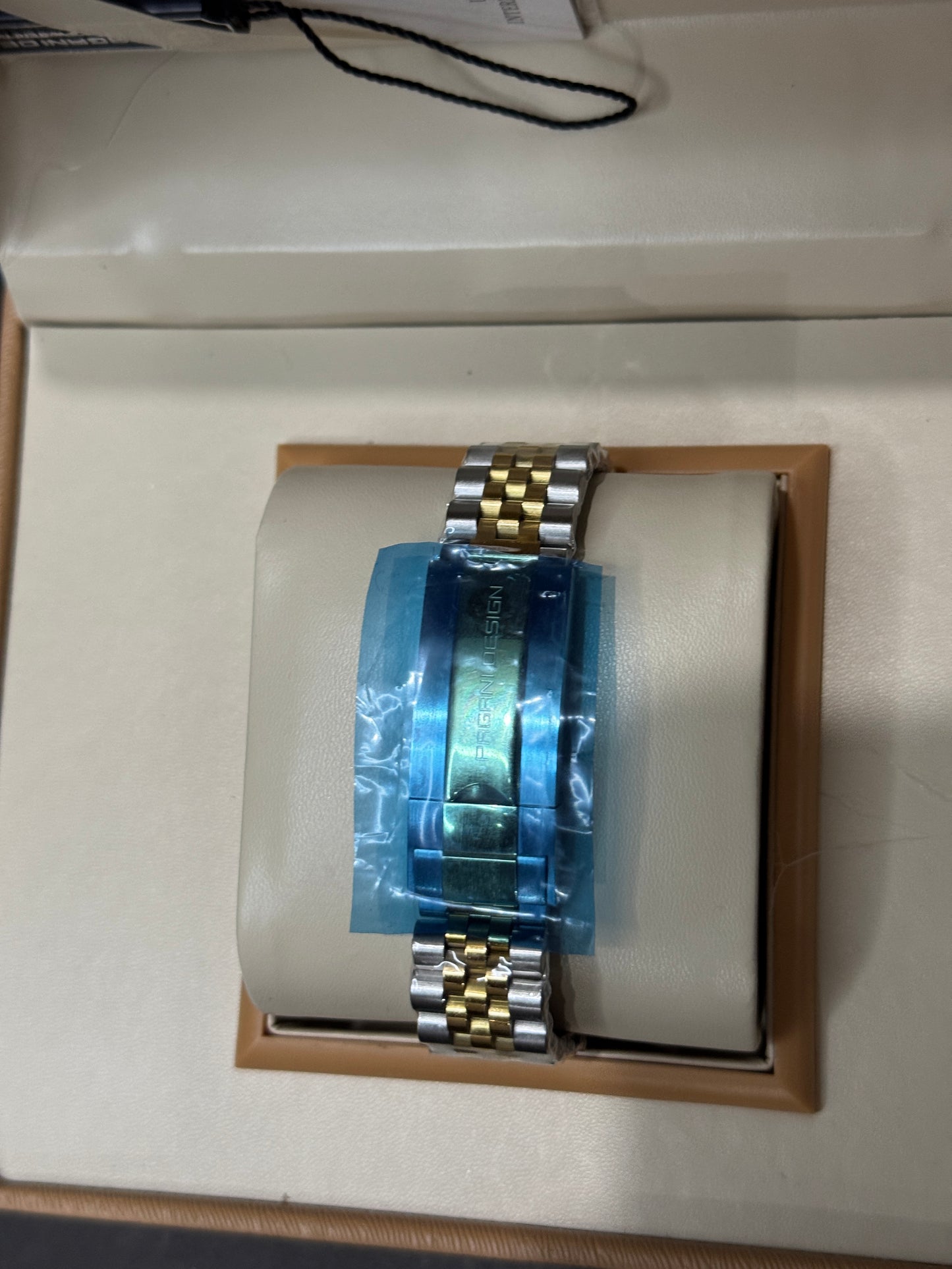 PAGANI DESIGN DATEJUST | PD-1645| ORIGINAL| WITH 12 MONTHS MACHINE GURRANTEE| TWO TONE WITH BLK |