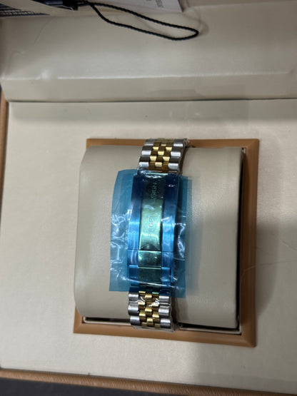 PAGANI DESIGN DATEJUST | PD-1645| ORIGINAL| WITH 12 MONTHS MACHINE GURRANTEE| TWO TONE WITH BLK |