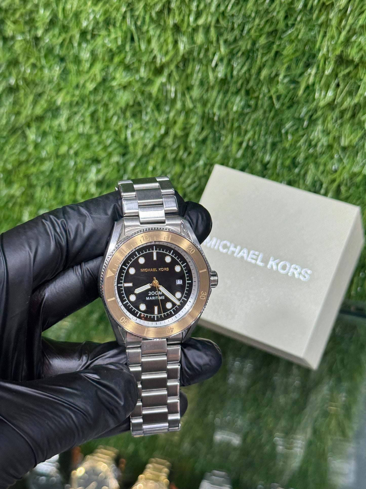 MICHAEL KORS | MK-9161 | ORIGINAL| ROTATING BEZEL | QUARTZ MOVEMENT|