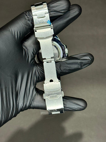 ROLEX EXPLORER 2 | QUARTZ | SILVER WITH WHITE | PREMIUM QUALITY | ROTATING BEZEL