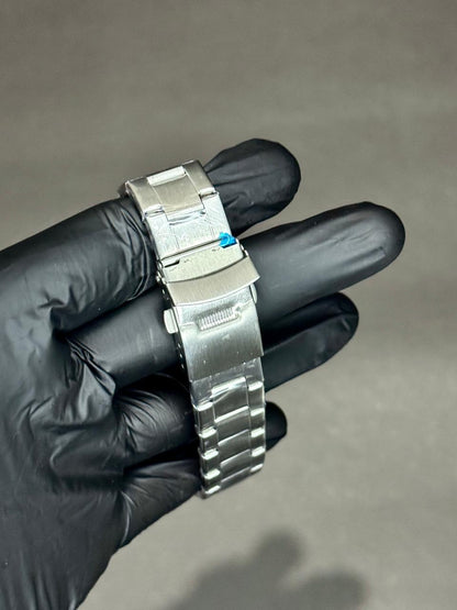 ROLEX EXPLORER 2 | QUARTZ | SILVER WITH WHITE | PREMIUM QUALITY | ROTATING BEZEL