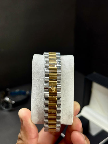 ROLEX SKY DEWELLER | QUARTZ | MASTER LOCK | TWO TONE WITH BLUE