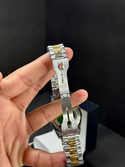 ROLEX SKY DEWELLER | QUARTZ | MASTER LOCK | TWO TONE WITH BLUE