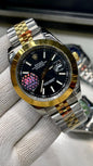 ROLEX | DATEJUST | TWO TONE WITH GOLD DIAL | AUTOMATIC MOVEMENT | SMOOTH DIAL