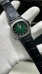 PATEK PHILLIPE | BLACK WITH BLK DIAL | QUARTZ | LEATHER STRAP