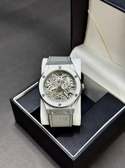 HUBLOT BIG BANG | SUEDE LEATHER STRAP | PREMIUM QUALITY | BLACK