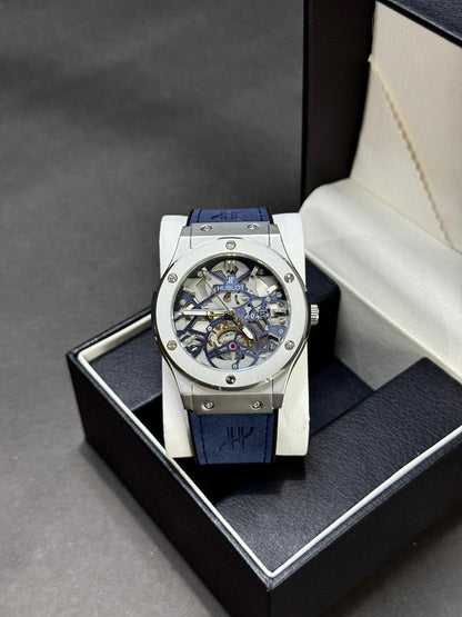 HUBLOT BIG BANG | SUEDE LEATHER STRAP | PREMIUM QUALITY | BLACK
