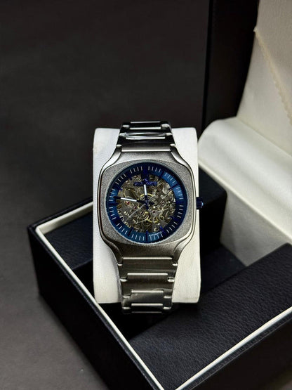 DANIEL POWTER | AUTOMATIC | MATTE SILVER WITH GREEN  | ORIGINAL