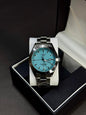 TISSOT GENTLEMAN | QUARTZ |  SILVER WITH BLUE |  PREMIUM QUALITY
