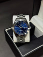 TISSOT GENTLEMAN | QUARTZ |  SILVER WITH BLUE |  PREMIUM QUALITY