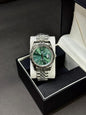 PAGANI DESIGN DATEJUST | SEIKO JAPAN ST16 AUTOMATIC | PD-1645 | SILVER WITH GREEN