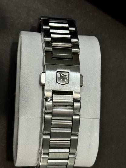 TAG HEUER CALIBRE 5 | MASTER CLONE | AUTOMATIC| SILVER WITH WHITE GLITTER DIAL