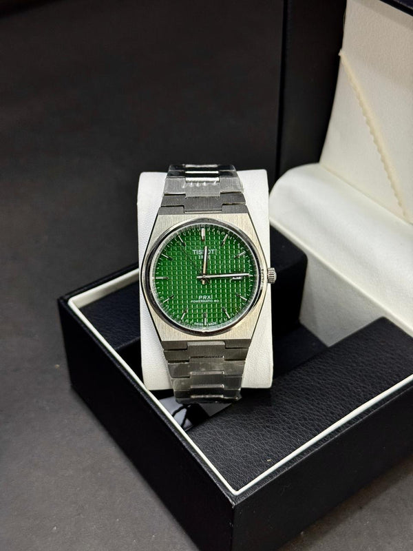 TISSOT PRX  | AUTOMATIC | MASTER CLONE | SILVER WITH BLK