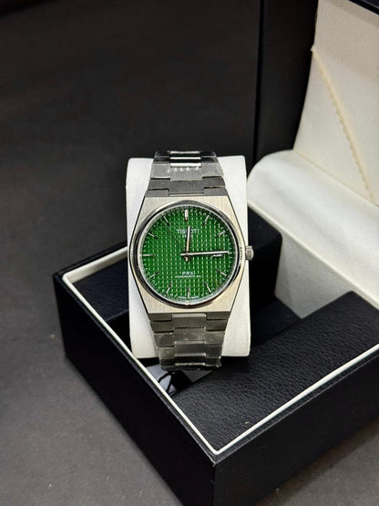 TISSOT PRX  | AUTOMATIC | MASTER CLONE | SILVER WITH BLK