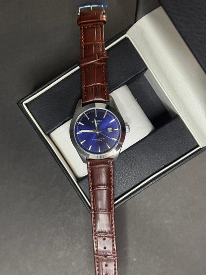 TISSOT GENTLEMAN STRAP | QUARTZ | BLK WITH WHITE