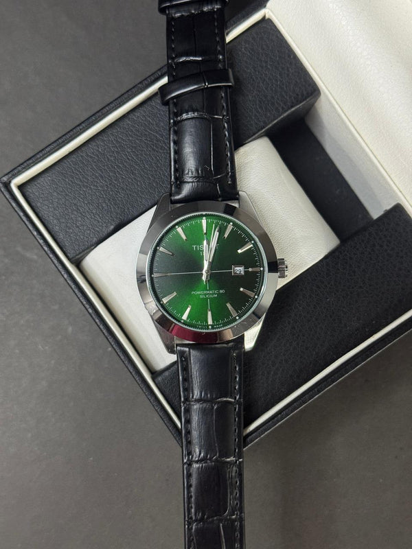 TISSOT GENTLEMAN STRAP | QUARTZ | BLK WITH WHITE